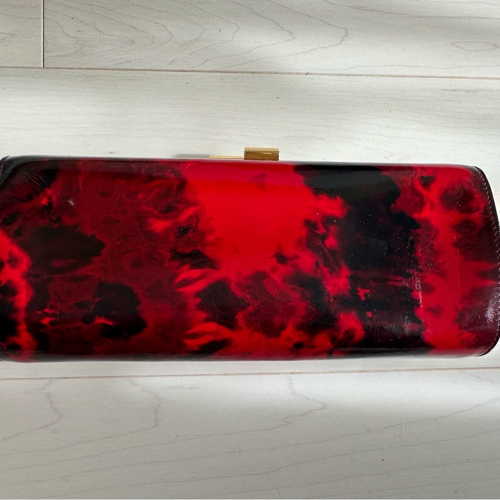 Jimmy Choo Red and Black Mini Bag